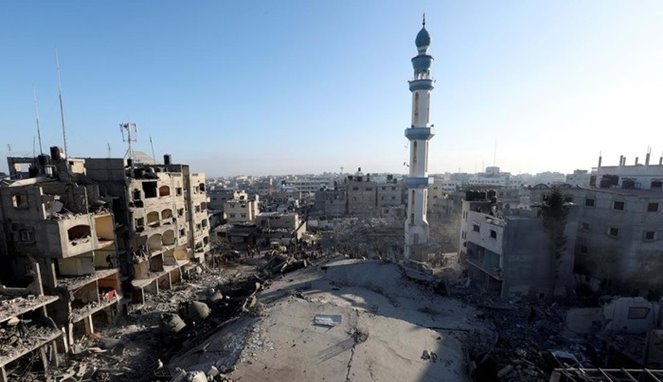 Kerusakan di Gaza akibat serangan Israel