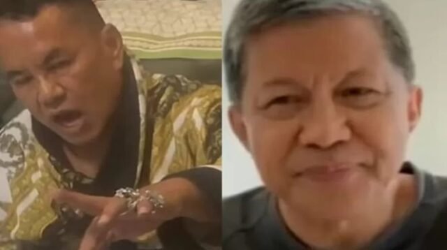 Poto Hotman Paris dan Rocky Gerung