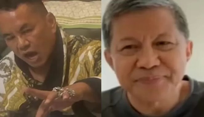 Poto Hotman Paris dan Rocky Gerung