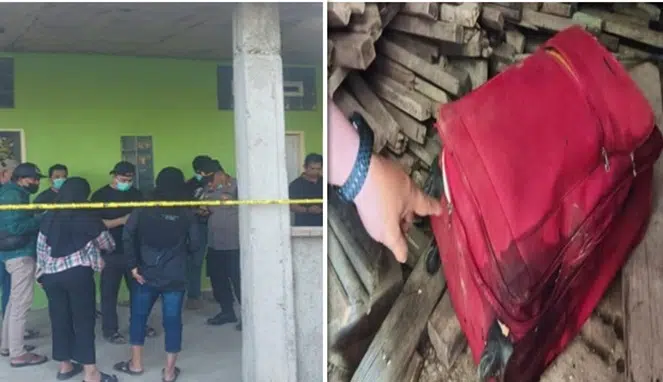 Mengerikan! Koper Merah di Pangkep Berisi Jasad Perempuan