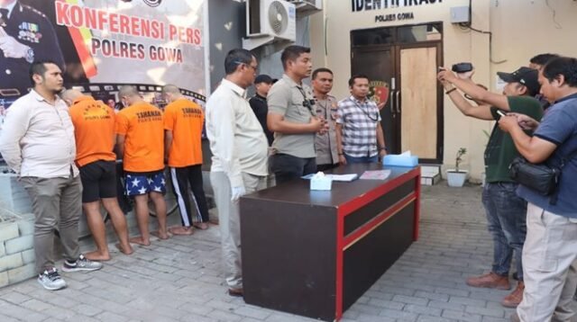 Polres Gowa Bongkar Kasus Pengancaman Serius, Empat Tersangka Diamankan