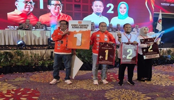Pilgub Sulsel 2024 Mulai Memanas Setelah Pengundian Nomor Urut