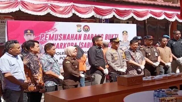 Berkat Laporan Warga Peredaran Sabu 6 Kilogram Berhasil Digagalkan