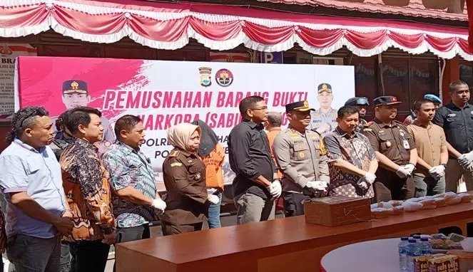 Berkat Laporan Warga Peredaran Sabu 6 Kilogram Berhasil Digagalkan