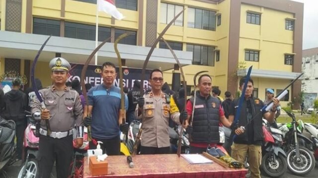 Remaja Magelang Terlibat Tawuran, Polisi Temukan Senjata Tajam dan Motor Curian