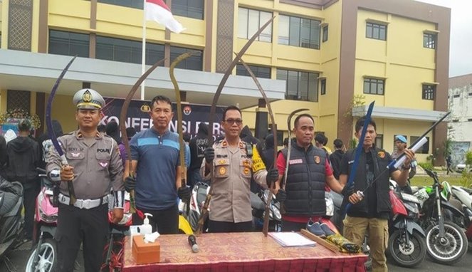 Remaja Magelang Terlibat Tawuran, Polisi Temukan Senjata Tajam dan Motor Curian