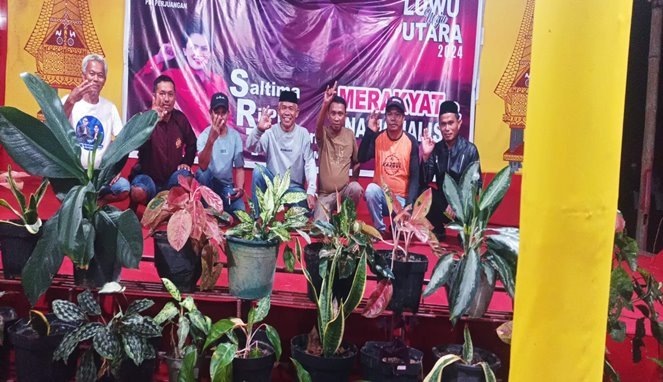 Posko Induk Pasangan SMART: Tongkonan Keluarga Ibu Saltima Siap Kawal Kemenangan