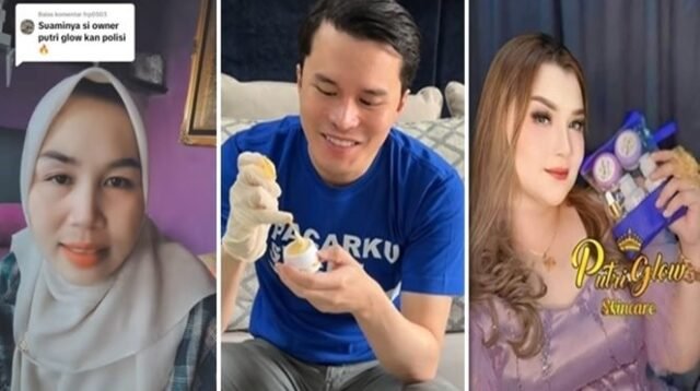 Heboh! Setelah Produk Putri Glow Dibongkar, Netizen Kaitkan Suaminya dengan Polisi