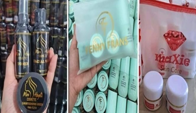 Hindari Produk Ini! Ditkrimsus Polda Sulsel Temukan Kosmetik Berisi Merkuri