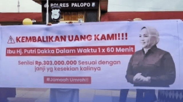 Skandal Umroh Subsidi: Putri Dakka Dilaporkan, Uang Korban Raib