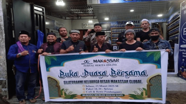 Peduli Sesama, Makasar Global dan Radar NKRI Berbagi Takjil dan Diskusi Ramadan