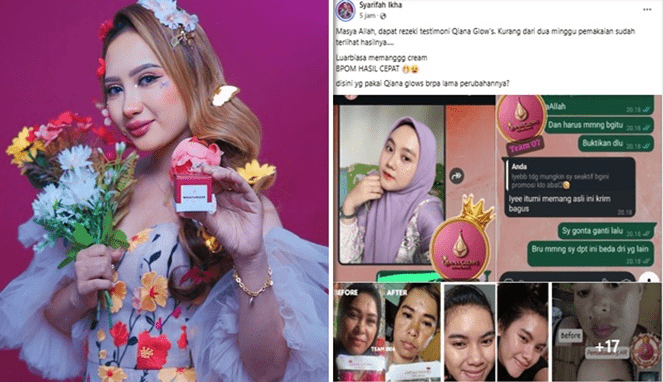 Wajah Langsung Cerah Pakai Qiana Glow’s, Viral Tapi Banyak yang Curiga!