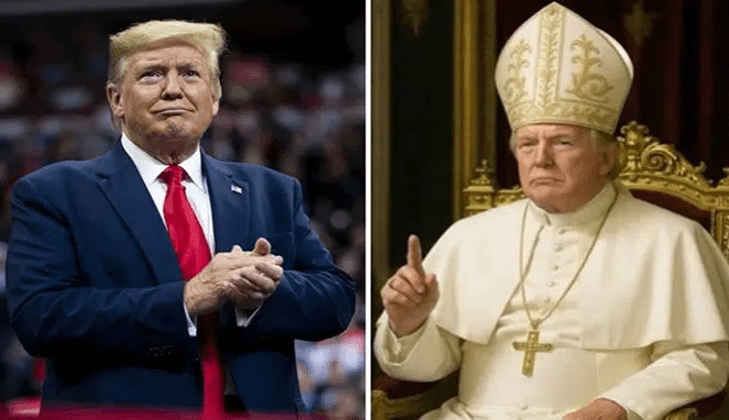 Pakai Atribut Mirip Paus, Trump Dikecam di Tengah Suasana Duka Vatikan