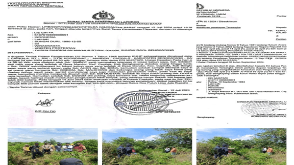 Dugaan Pengrusakan Sawit 850 Batang: Polisi Terlihat Lamban, Hukum Dipertanyakan