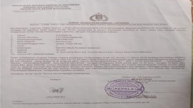 Publik Geram! Polrestabes Makassar Dinilai Lalai Tangani Kasus Kekerasan Anak