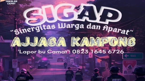 Kolaborasi Warga dan Aparat Hadir dalam Program SIGAP Ajjaga Kampong