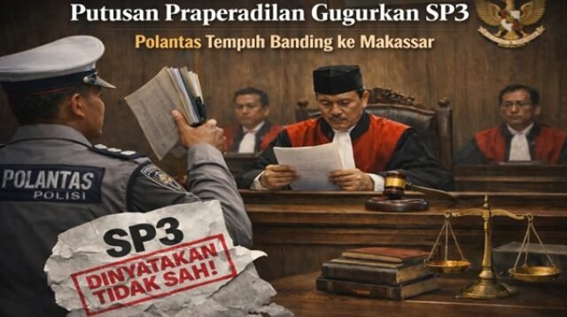 SP3 Dinyatakan Cacat Hukum, Polantas Sinjai Tetap Melawan Lewat Banding