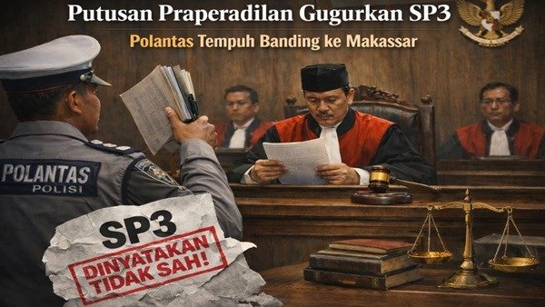 SP3 Dinyatakan Cacat Hukum, Polantas Sinjai Tetap Melawan Lewat Banding