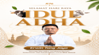 Tak Sekadar Ucapan, Erwin Tanjaya Tebar Pesan Damai di Hari Raya Idul Adha