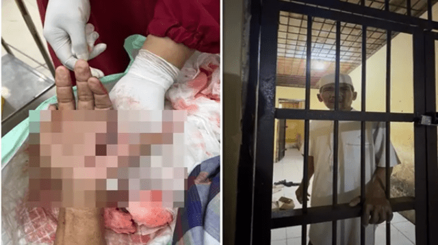 Berdarah-darah Usai Tegur Aktivitas Maksiat, Hz Kini Mendekam di Sel Tahanan