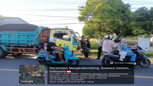 Polisi Takalar Perketat Pengawasan Truk Overload dan Over Dimensi