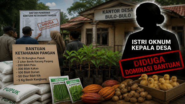 Diduga Tak Tepat Sasaran, Istri Oknum Kades Disebut Nikmati Bantuan Ketahanan Pangan