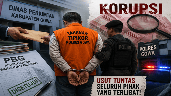 Polres Gowa Diminta Bongkar Seluruh Mata Rantai Korupsi PBG, Jangan Berhenti di Satu Tersangka