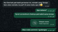Bukti Percakapan di Whatsapp Percakapan WhatsApp Hebohkan Takalar, Publik Tagih Kejujuran dan Klarifikasi Kabid PSP