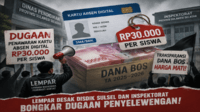 Ilustrasi Visual dibuat dengan AI Dugaan Proyek Kartu Absen Digital Pakai Dana BOS Mengemuka, LEMPAR Siapkan Aksi Besar