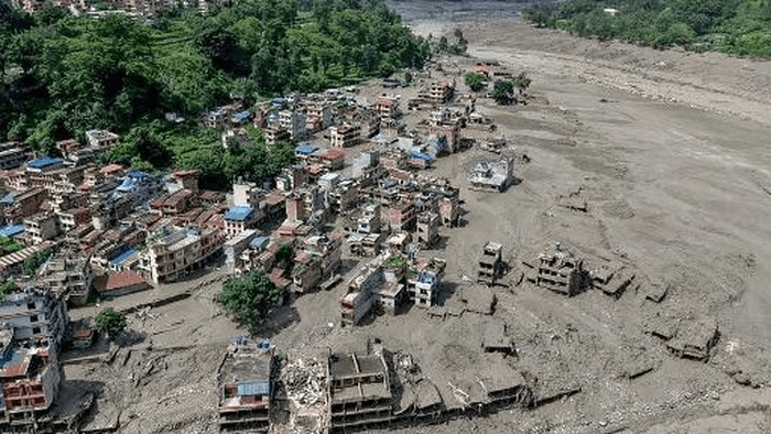 Korban Banjir Bandang Nepal-Tibet Terus Bertambah, 472 Orang Tewas