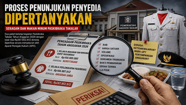 Penyedia Pengadaan Paskibraka Takalar Disorot, APH Diminta Bongkar Prosesnya