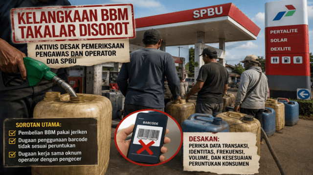 Barcode BBM Diduga Tak Sesuai Peruntukan, Operator dan Pengawas SPBU Diminta Diperiksa